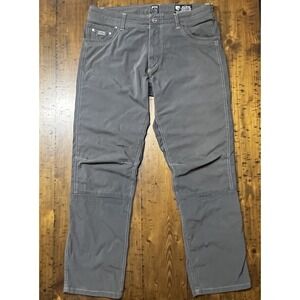 Kuhl Radikl Pants Mens 36x32 Gray Hiking Outdoor Stretch Trail Chino 5109